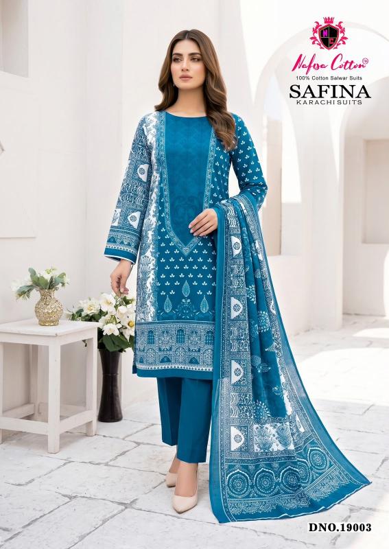 Nafisa cotton safina vol-19 wholesale dress materials area in ahmedabad